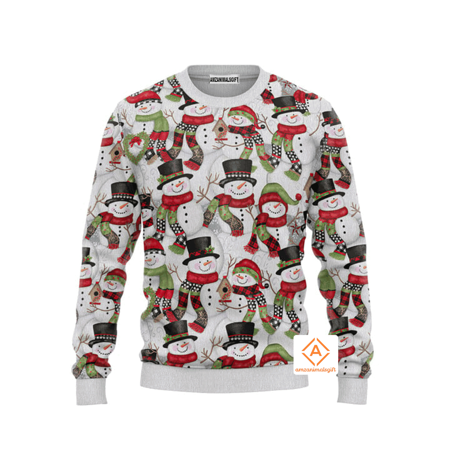 Snowman Family Happy Christmas Sweater, Ugly Sweater For Men & Women, Perfect Outfit For Christmas New Year Autumn Winter