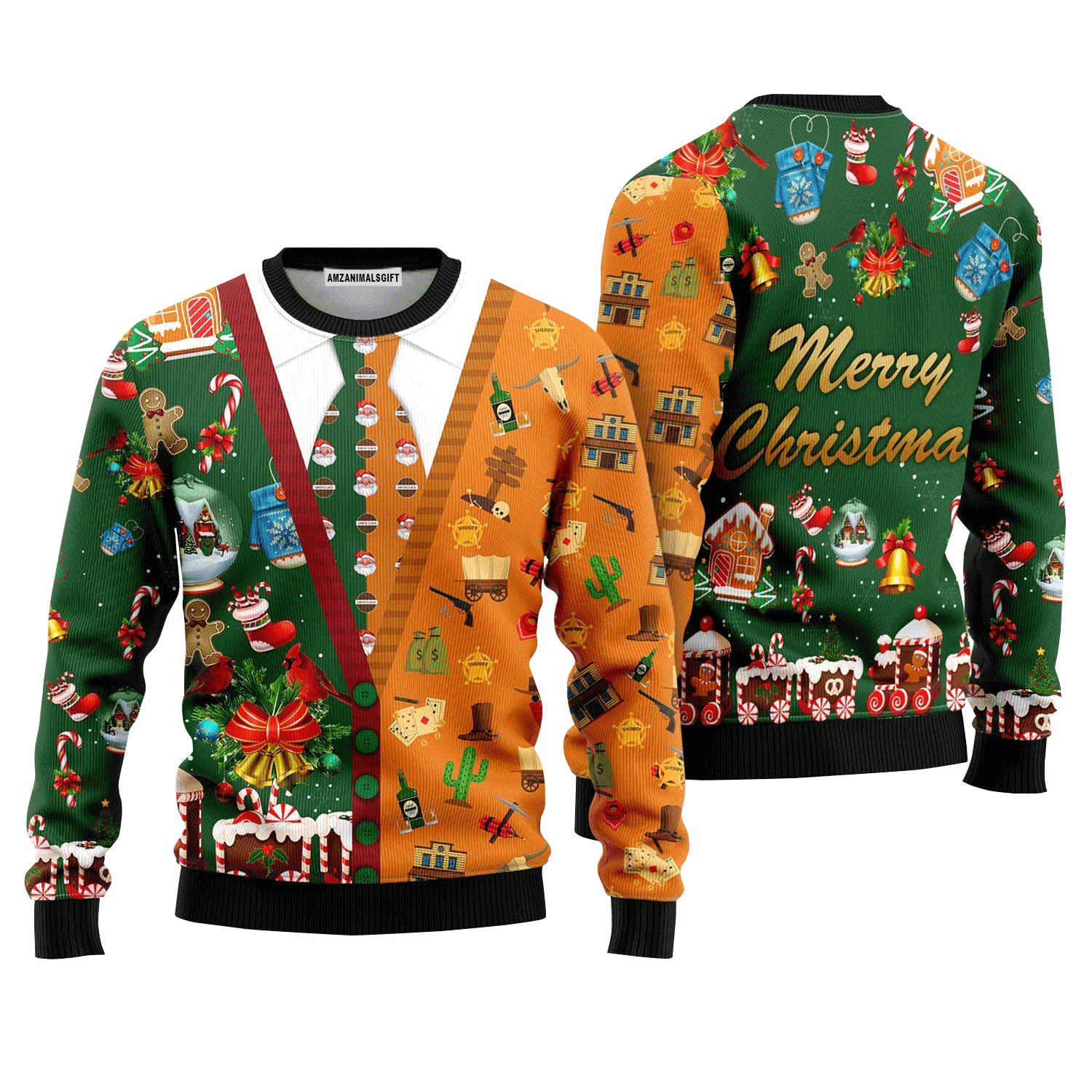 Merry Kiss My Texas Christmas Sweater, Ugly Sweater For Men & Women, Perfect Outfit For Christmas New Year Autumn Winter