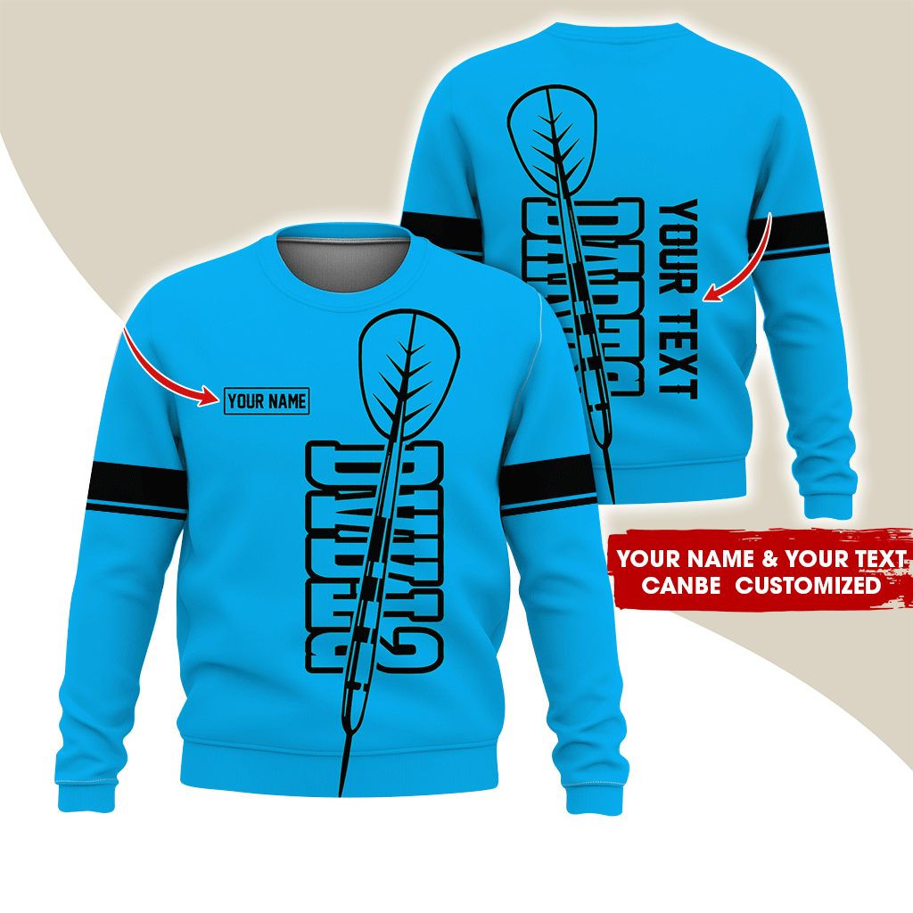 Customized Name Darts Sweatshirt, Darts PatternSweatshirt For Men & Women, Perfect Gift For Darts Lovers, Friend, Family