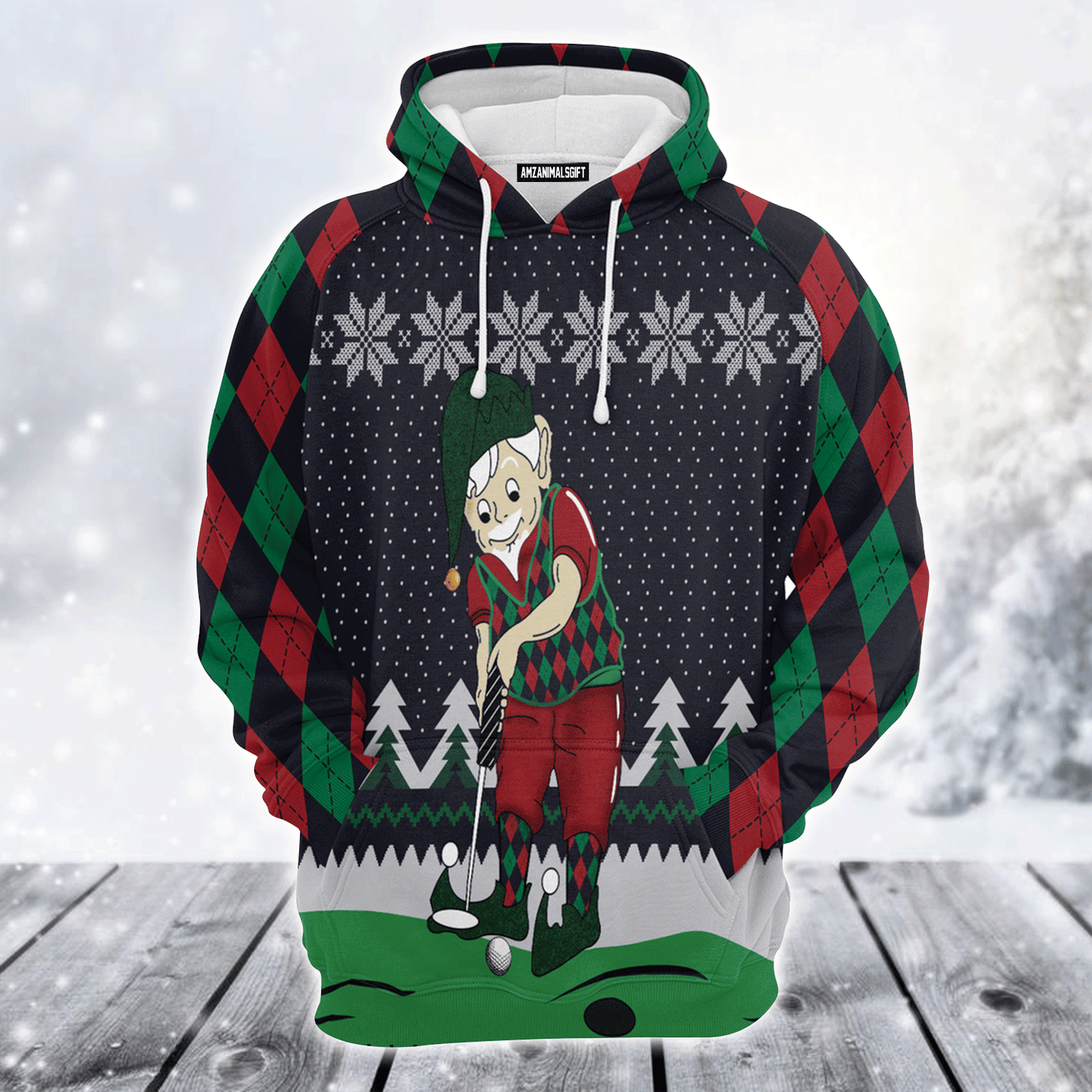 Golfer Premium Christmas Hoodie, Golf Lover Unisex Hoodie For Men & Women - Perfect Gift For Christmas, Golf Lover