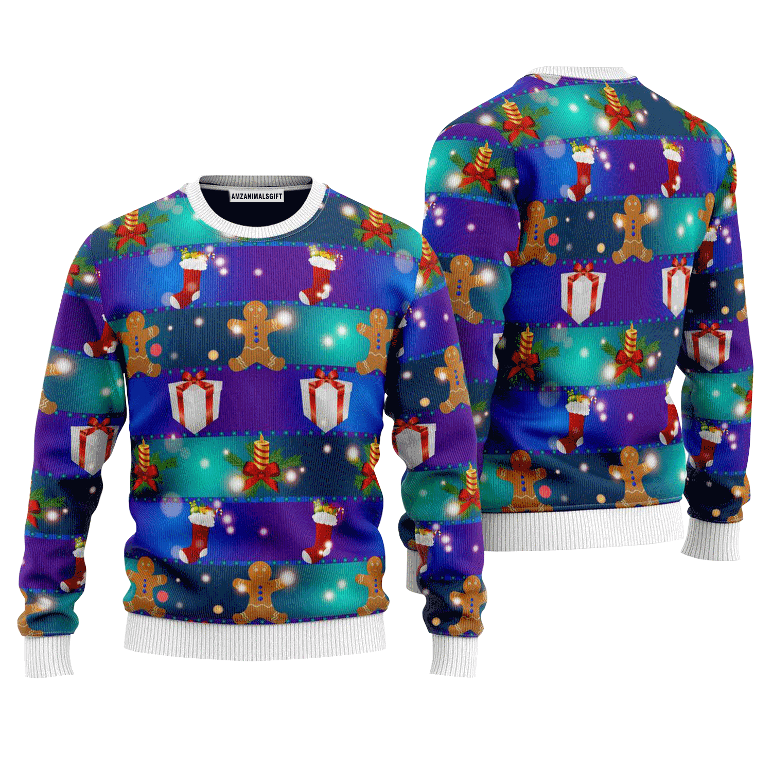 Christmas Gingerbread Sweater, Ugly Sweater For Men & Women, Perfect Outfit For Christmas New Year Autumn Winter