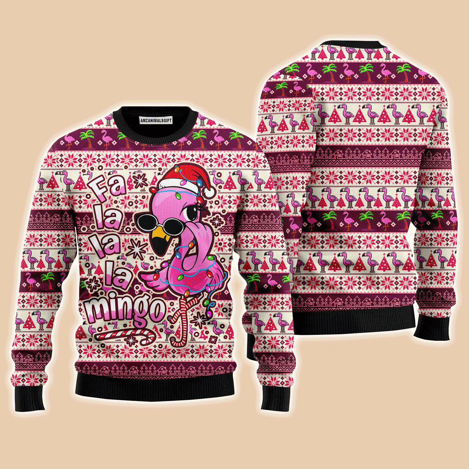 Funny Fa La La Mingo Sweater, Ugly Sweater For Men & Women, Perfect Outfit For Christmas New Year Autumn Winter