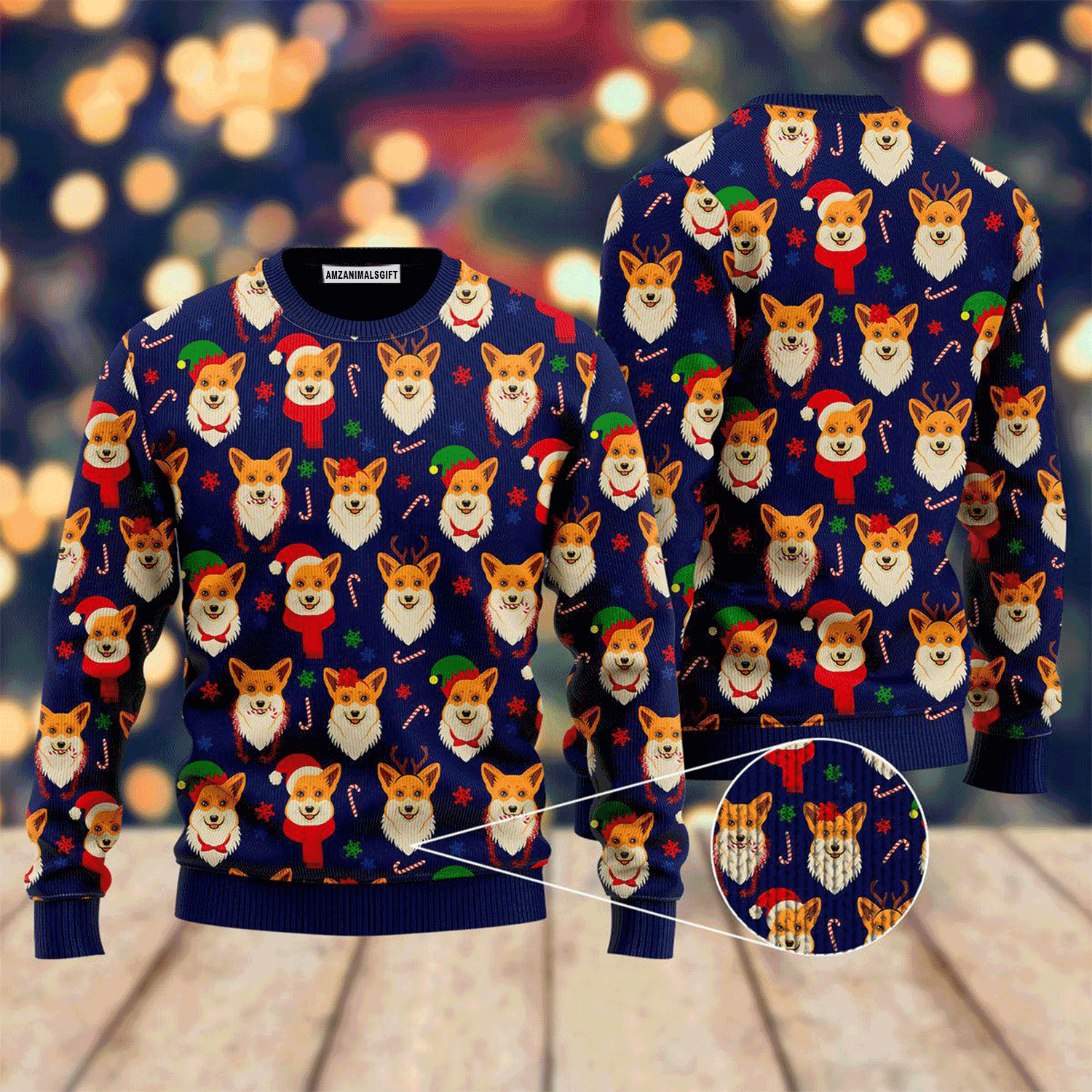 Merry Corgmas Corgi Dog Lover Sweater, Ugly Sweater For Men & Women, Perfect Outfit For Christmas New Year Autumn Winter
