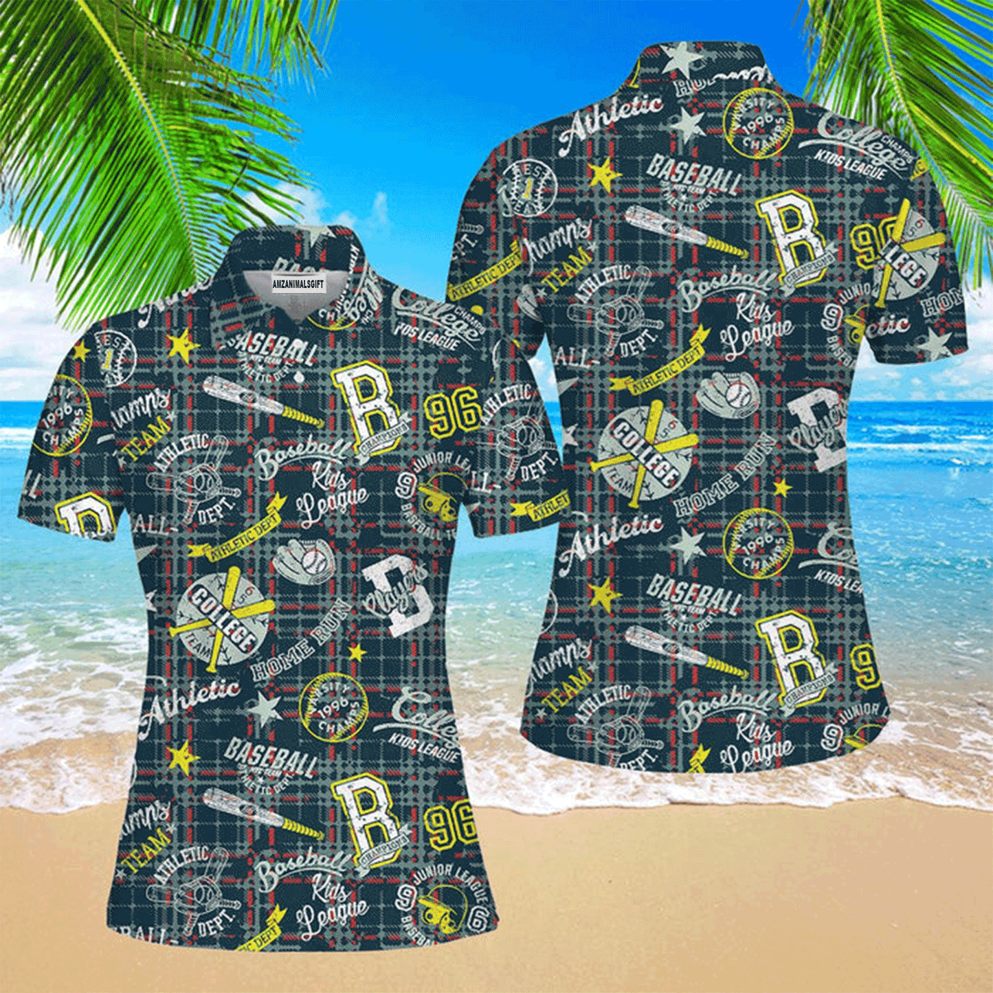 Baseball Women Polo Shirt, Baseball League Team Polo Shirt For Women, Perfect Polo Shirt For Baseball Lovers