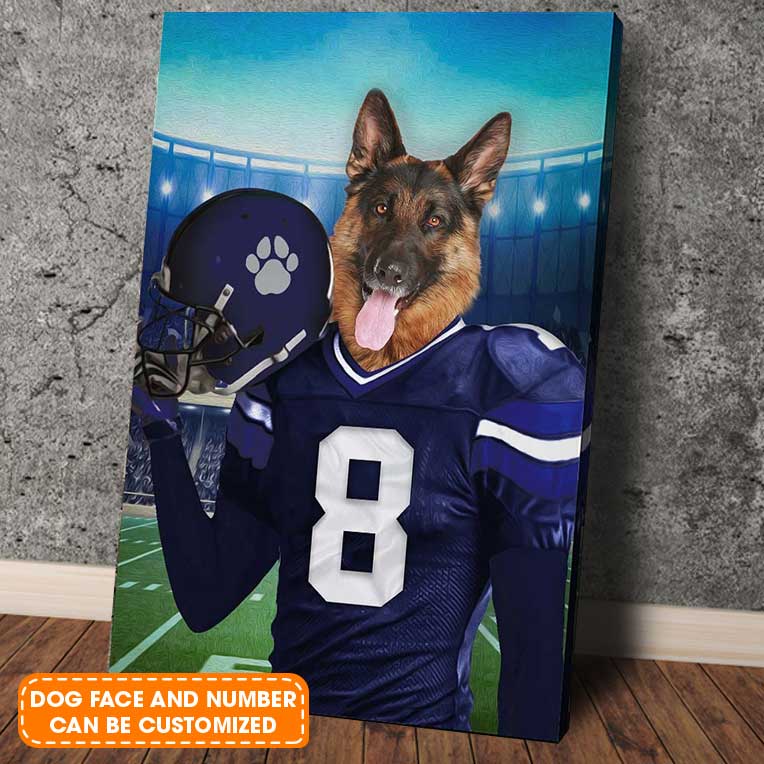Tennessee Fan Custom Pet Face Portrait Canvas - Pet Painting Portrait Canvas, Wall Art - Perfect Gift For Tennessee Fan, Pet Lovers