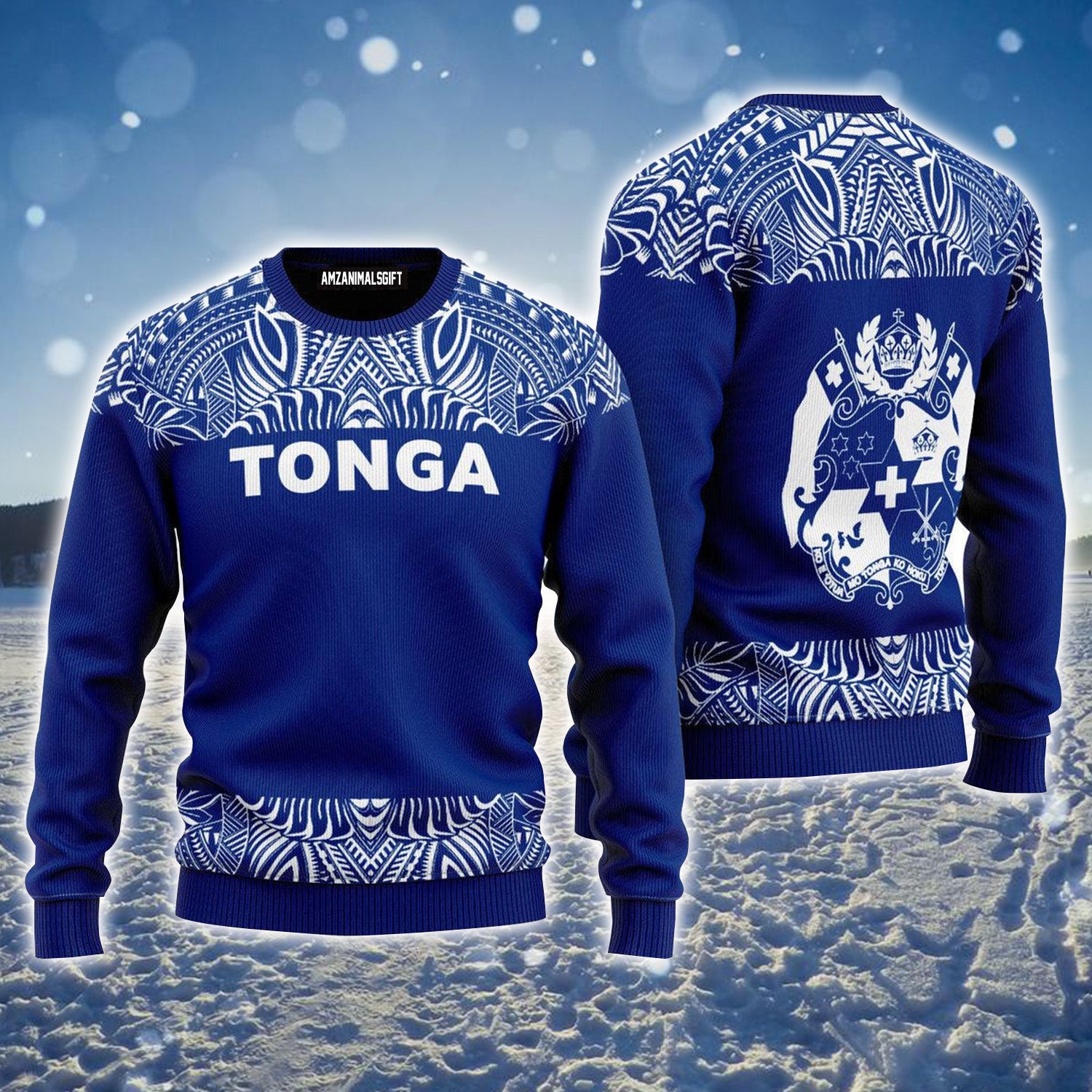 Tonga Polynesian Ugly Sweater For Men & Women, Perfect Outfit For Christmas New Year Autumn Winter