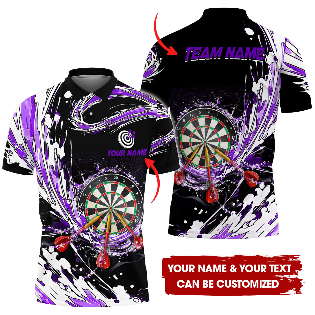 Custom Breath Of Water Darts Men Polo Shirt, Personalized Darts For Team Polo Shirt For Men, Perfect Gift For Darts Lovers, Darts Players