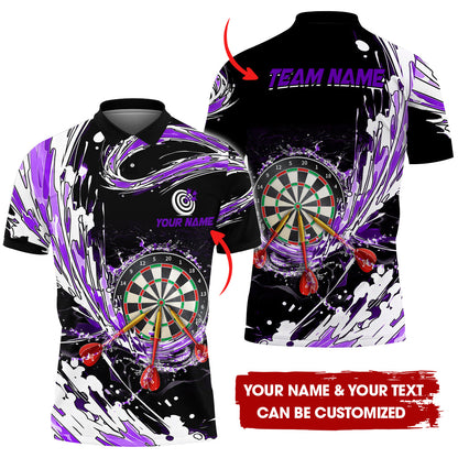 Custom Breath Of Water Darts Men Polo Shirt, Personalized Darts For Team Polo Shirt For Men, Perfect Gift For Darts Lovers, Darts Players