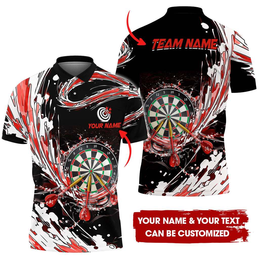 Custom Breath Of Water Darts Men Polo Shirt, Personalized Darts For Team Polo Shirt For Men, Perfect Gift For Darts Lovers, Darts Players