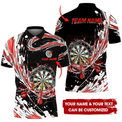 Custom Breath Of Water Darts Men Polo Shirt, Personalized Darts For Team Polo Shirt For Men, Perfect Gift For Darts Lovers, Darts Players
