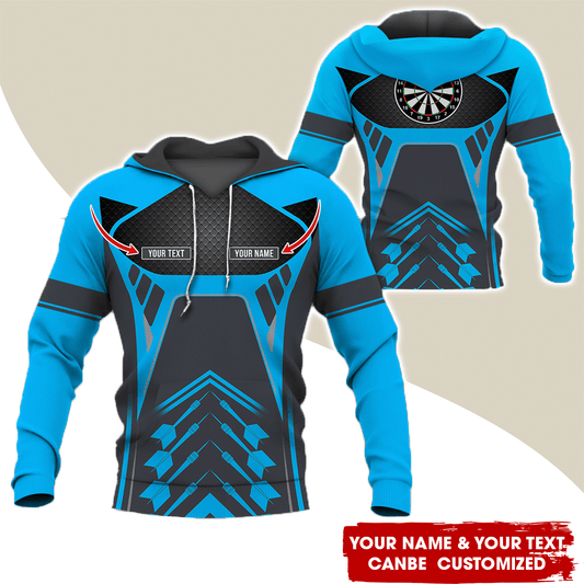 Customized Name Darts Premium Hoodie, Personalize Your Style With Our Custom Name Darts Hoodie For Darts Lovers, Friend, Family
