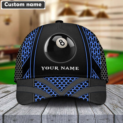 Customized Billiard Cap, Colorful Personalized Billiard Pools 8 Net Pattern Hats, Best Billiard Pool Hat For Billiard Players