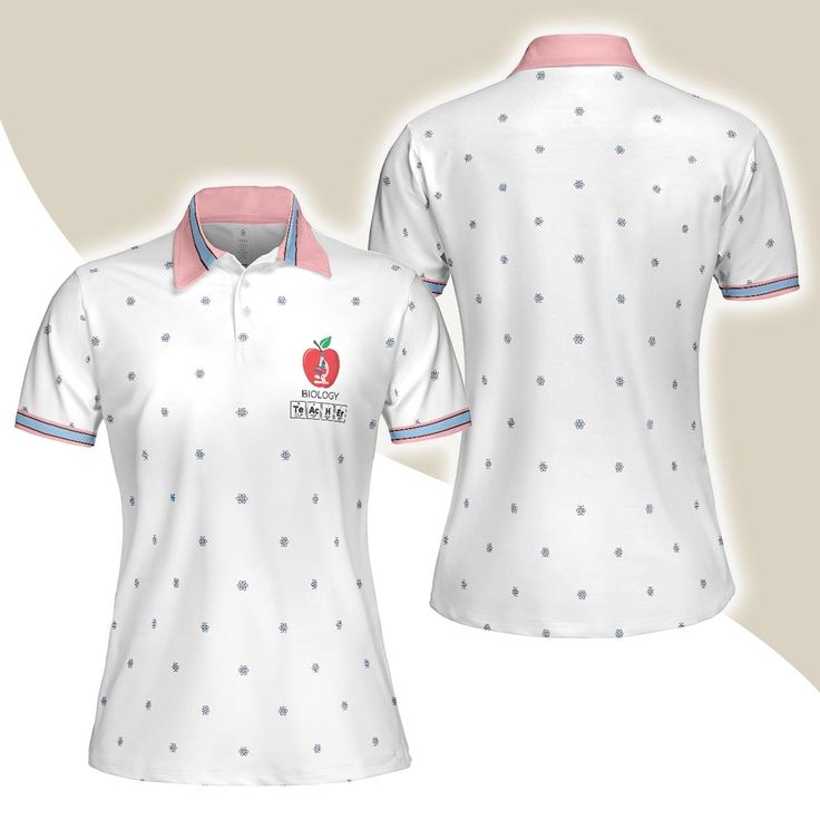 Biology Teacher Women Polo Shirt, I Love Biology Short  Women Polo Shirt - Best Gift For Biology Teachers, Family, Friends