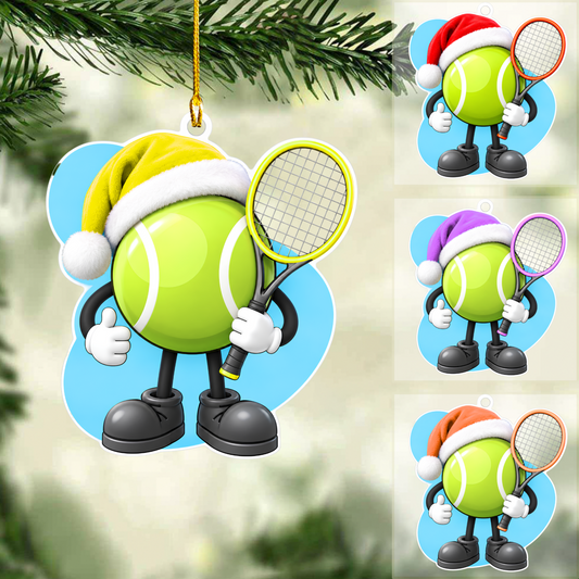 Personalized Christmas Tennis Ornament, Pool & Tennis Ball Player, Custom Ornament Christmas Gift, Keychain Tennis Christmas, Car Ornament Tennis Christmas