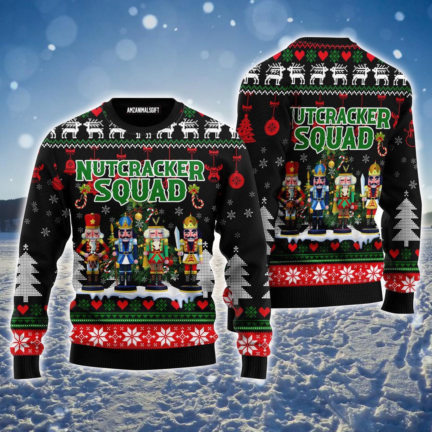 Nutcracker Squad Ugly Sweater For Men & Women, Perfect Outfit For Christmas New Year Autumn Winter