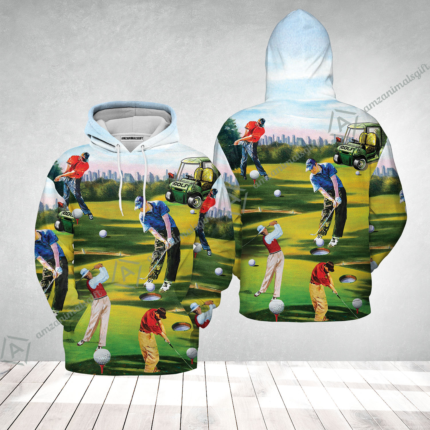 Golf Men Hoodie - Golf Men, Golf Cart Hoodie - Perfect Gift For Men & Women, Golf Lover