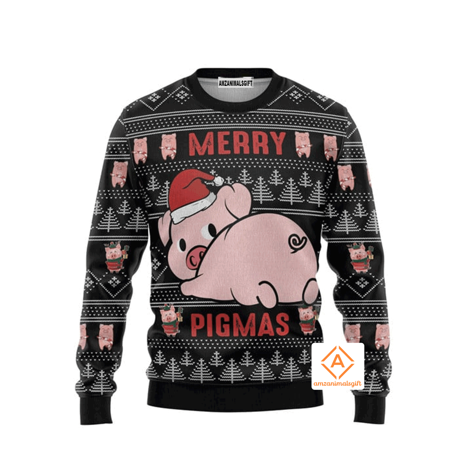 Merry Pigmas Christmas Sweater, Ugly Sweater For Men & Women, Perfect Outfit For Christmas New Year Autumn Winter