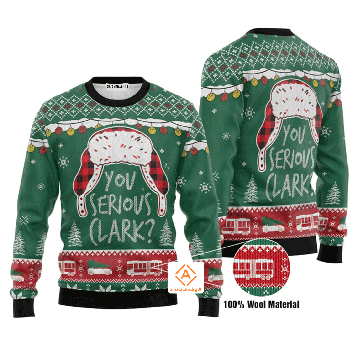 You Serious Clark Christmas Sweater, Ugly Sweater For Men & Women, Perfect Outfit For Christmas New Year Autumn Winter
