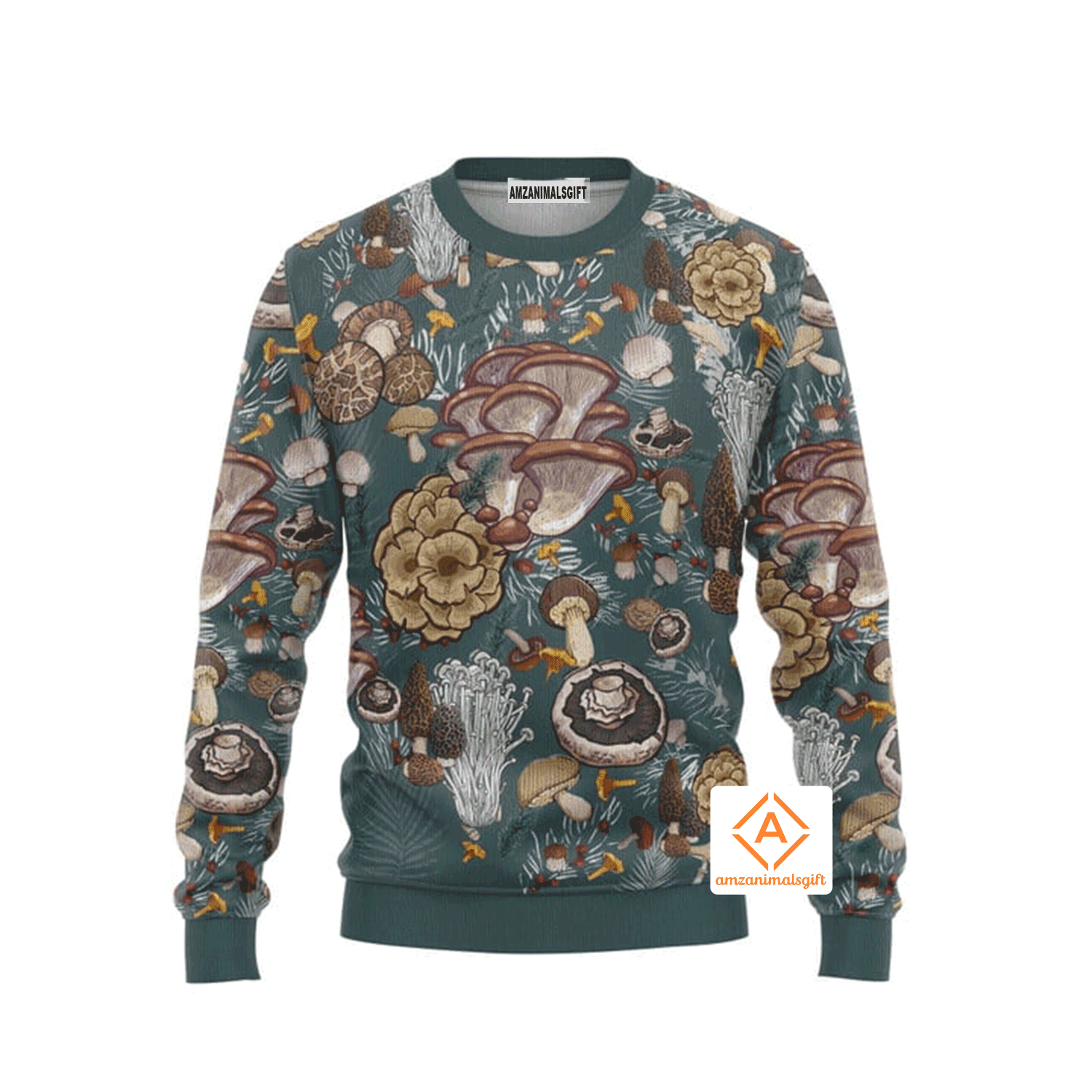 Mushrooms Christmas Sweater, Ugly Sweater For Men & Women, Perfect Outfit For Christmas New Year Autumn Winter