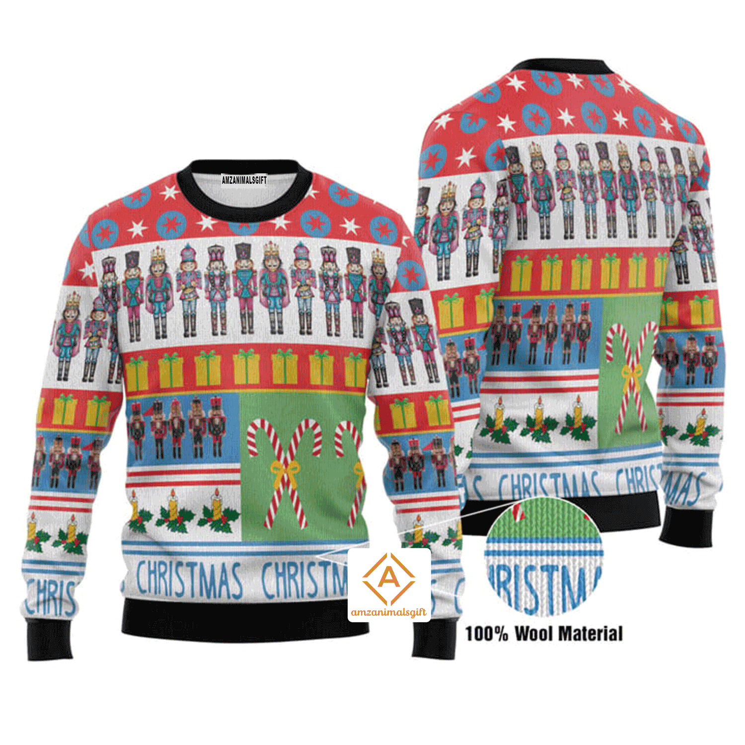The Nutcracker Christmas Sweater, Ugly Sweater For Men & Women, Perfect Outfit For Christmas New Year Autumn Winter