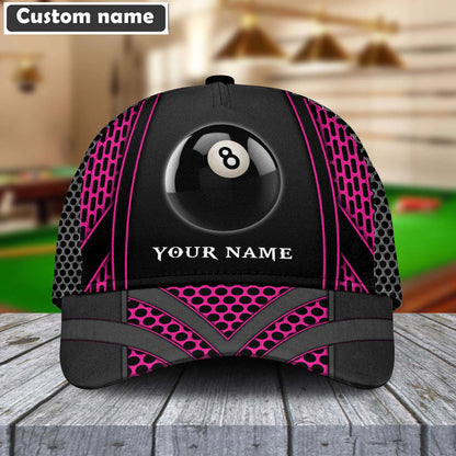 Customized Billiard Cap, Colorful Personalized Billiard Pools 8 Net Pattern Hats, Best Billiard Pool Hat For Billiard Players