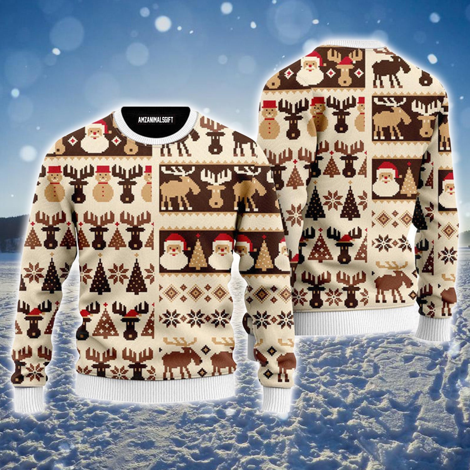 Xmas Fancy Urly Christmas Sweater, Christmas Sweater For Men & Women - Perfect Gift For Christmas, New Year, Winter Holiday