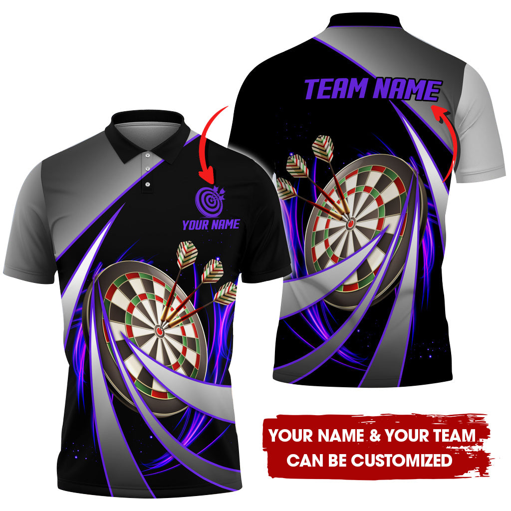 Customized Tornado Thunder Darts Men Polo Shirt, Custom Darts For Team Polo Shirt For Men, Perfect Gift For Darts Lovers, Darts Players