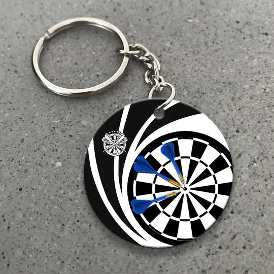 Knapp Vorbei Darts Acrylic Keychain For Darts Players - Christmas Gift For Darts Lovers, Family, Friends