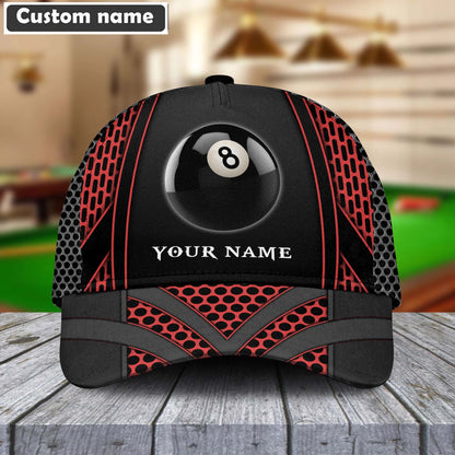 Customized Billiard Cap, Colorful Personalized Billiard Pools 8 Net Pattern Hats, Best Billiard Pool Hat For Billiard Players