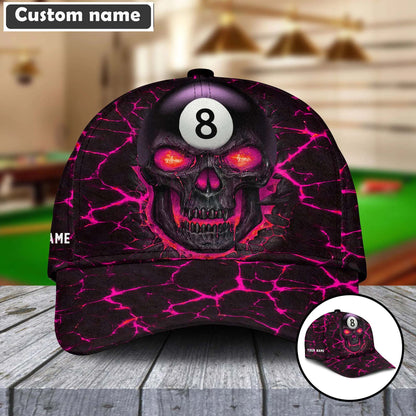 Customized Billiard Cap, Personalized Billiard Pools Skull Hats, Best Billiard Pool Hat For Billiard Players (8 colors)