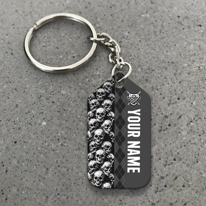 Personalized Name Billiard I Beat People With A Stick Acrylic Keychain - Christmas Gift For Billiard Lovers, Billiard Team Players