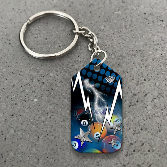 I Know I Play Like An Old Man Try To Keep Up Billiard Acrylic Keychain - Christmas Gift For Billiard Lovers, Billiard Players