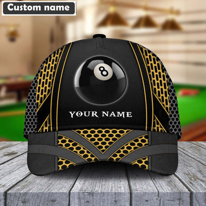 Customized Billiard Cap, Colorful Personalized Billiard Pools 8 Net Pattern Hats, Best Billiard Pool Hat For Billiard Players