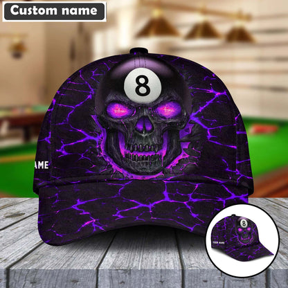 Customized Billiard Cap, Personalized Billiard Pools Skull Hats, Best Billiard Pool Hat For Billiard Players (8 colors)