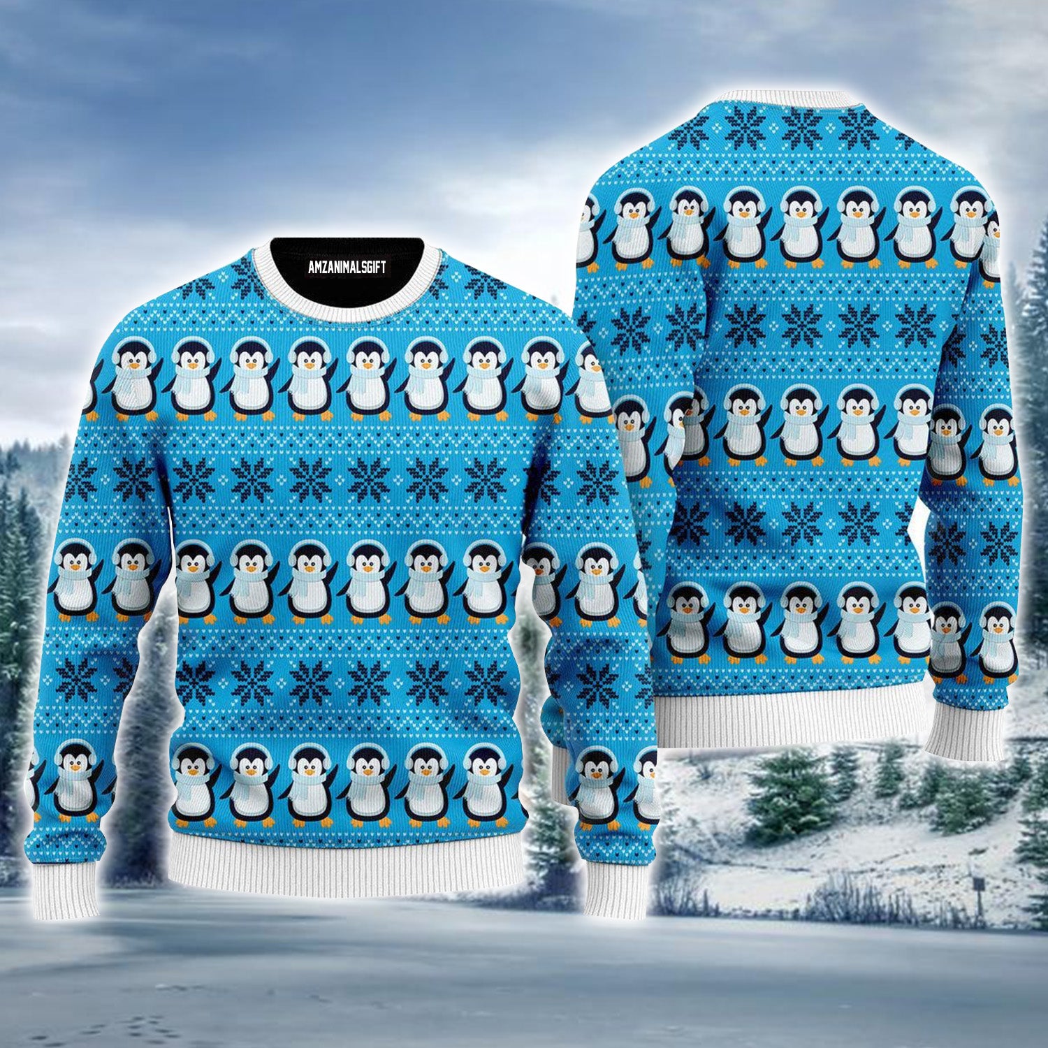 Penguins Let It Snow Ugly Sweater For Men & Women, Perfect Outfit For Christmas New Year Autumn Winter