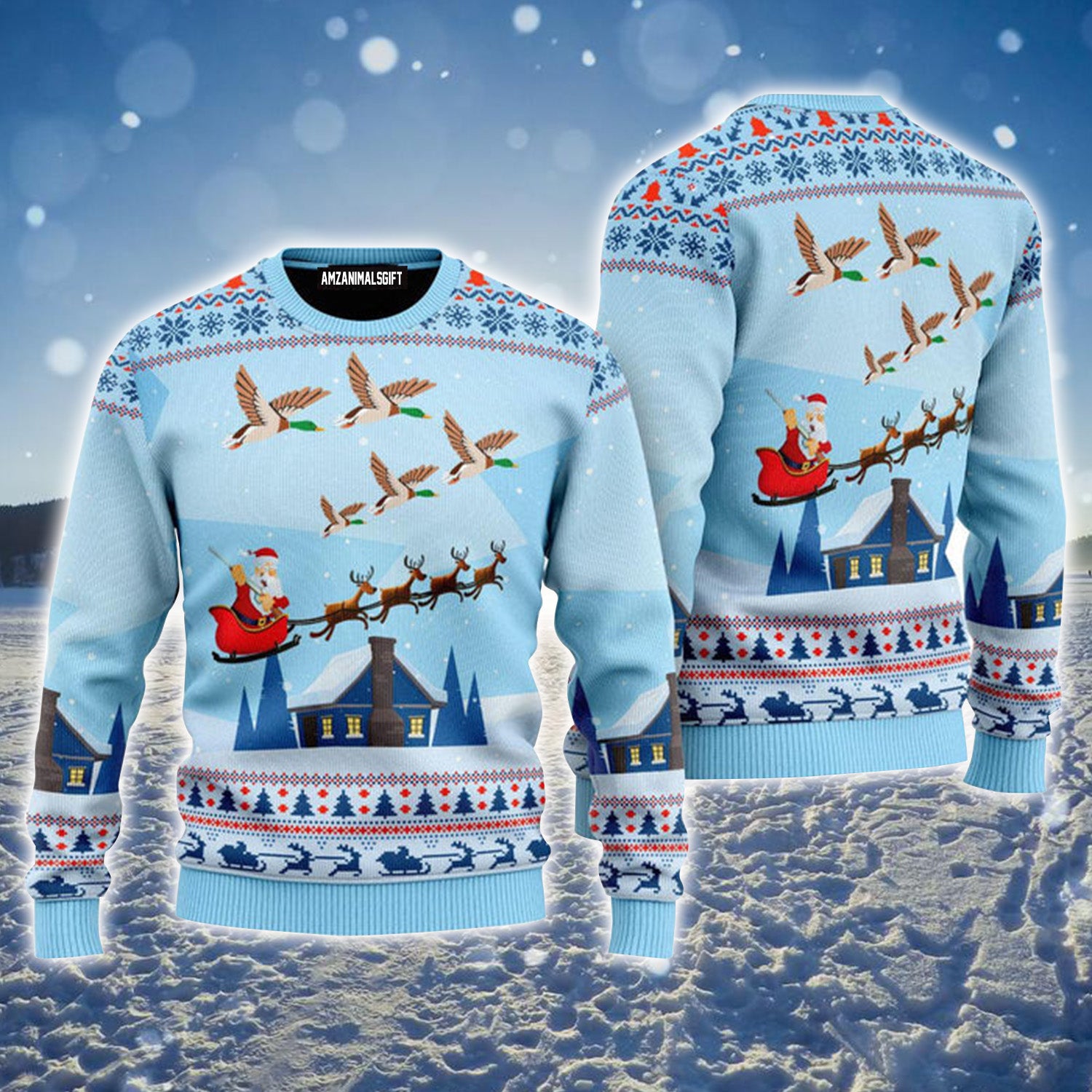 Duck Hunting Urly Christmas Sweater, Christmas Sweater For Men & Women - Perfect Gift For Christmas, Hunting Lovers, Hunters