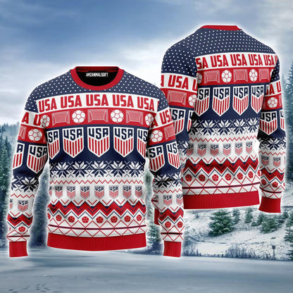 USA We Will Be A Champion Ugly Sweater For Men & Women, Perfect Outfit For Christmas New Year Autumn Winter