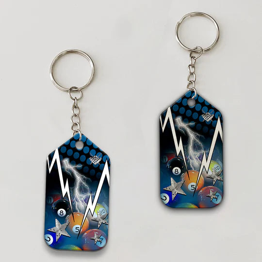 I Know I Play Like An Old Man Try To Keep Up Billiard Acrylic Keychain - Christmas Gift For Billiard Lovers, Billiard Players