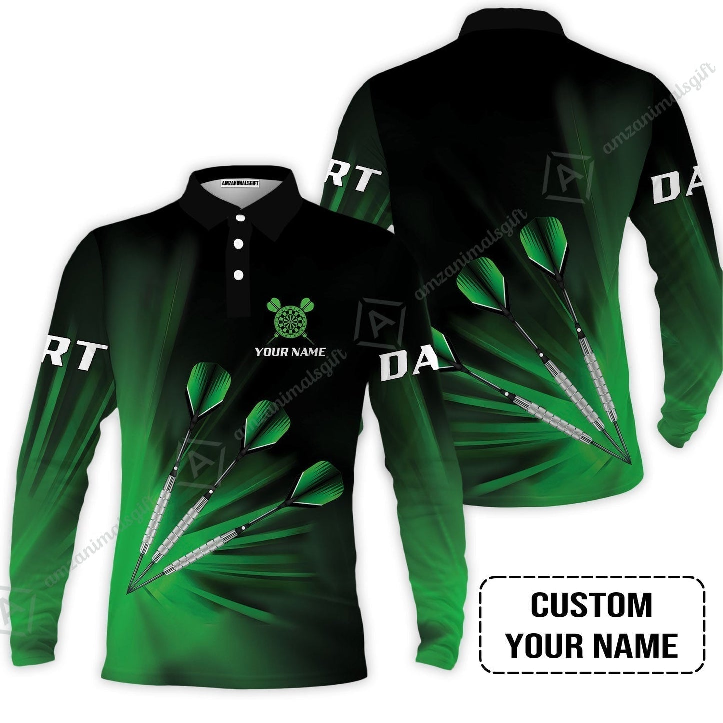 Customized Darts Hawaiian Shirt, Personalized Name Hawaiian Shirt - Perfect Gift For Darts Lovers, Darts Players