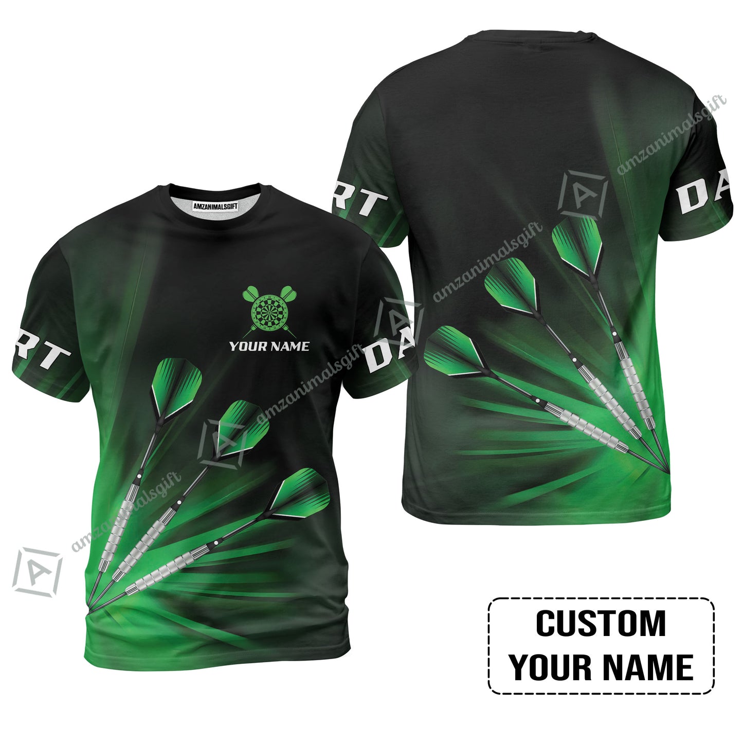 Customized Darts Polo Shirt, Personalized Name Polo Shirt For Men - Perfect Gift For Darts Lovers, Darts Players