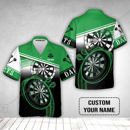 Customized Darts Hawaiian Shirt, Personalized Name Darts Hawaiian Shirt - Perfect Gift For Darts Lovers, Darts Players