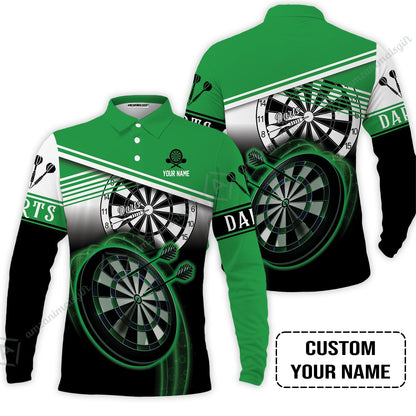 Customized Darts Women Polo Shirt, Personalized Name Darts Polo Shirt - Perfect Gift For Darts Lovers, Darts Players