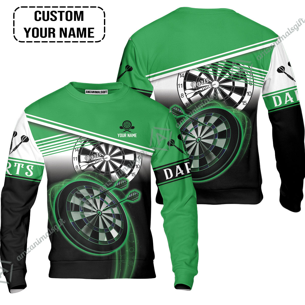 Customized Darts Hawaiian Shirt, Personalized Name Darts Hawaiian Shirt - Perfect Gift For Darts Lovers, Darts Players