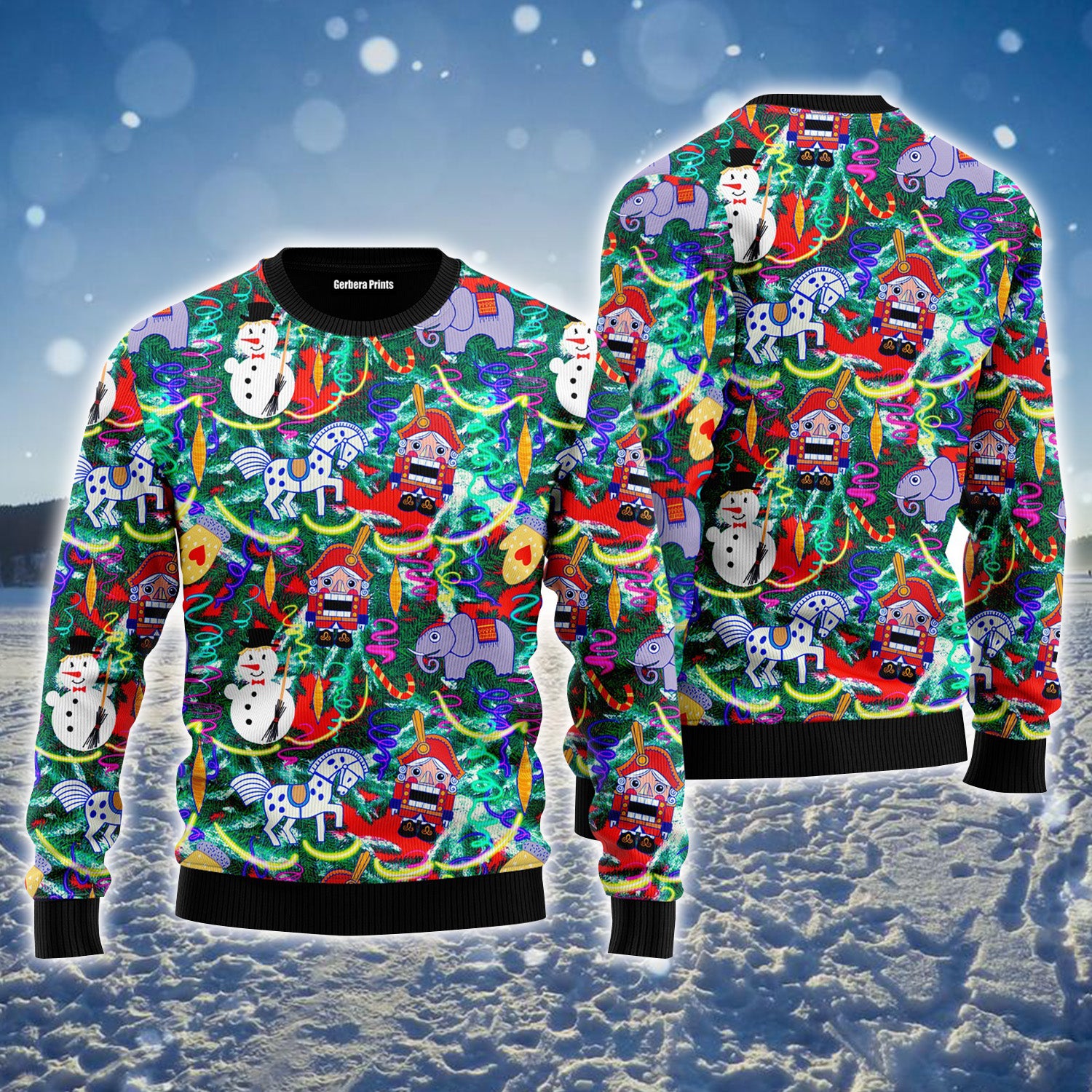 Nutcracker Party Ugly Sweater For Men & Women, Perfect Outfit For Christmas New Year Autumn Winter