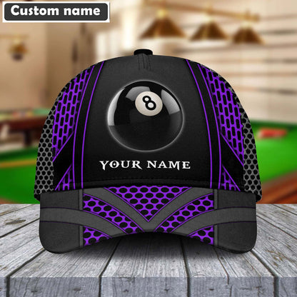Customized Billiard Cap, Colorful Personalized Billiard Pools 8 Net Pattern Hats, Best Billiard Pool Hat For Billiard Players