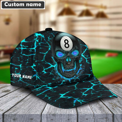 Customized Billiard Cap, Personalized Billiard Pools Skull Hats, Best Billiard Pool Hat For Billiard Players (8 colors)