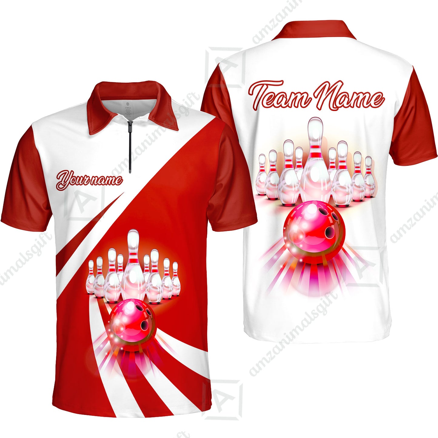 Bowling Customized Jersey White Green Shirt Rolling Bowling Tenpin Jersey Shirt, Outfit For Bowlers, Bowling Team