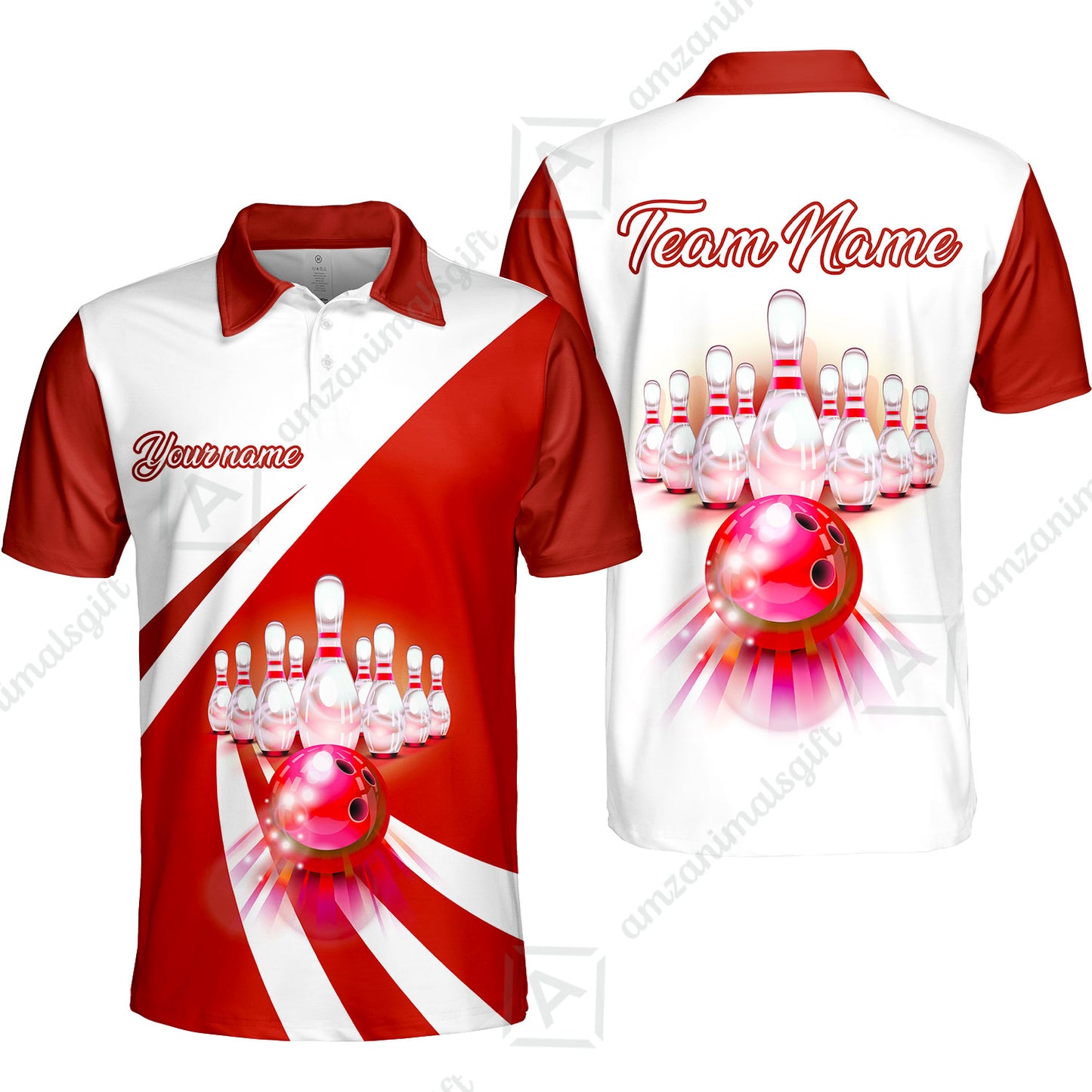 Bowling Customized Jersey White Green Shirt Rolling Bowling Tenpin Jersey Shirt, Outfit For Bowlers, Bowling Team