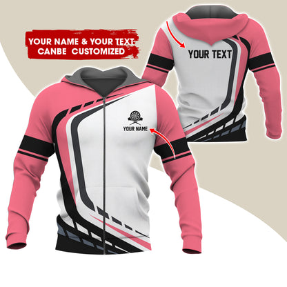 Custom Name Darts Premium Zip Hoodie, Personalized Name & Text  Darts Team Uniforms Zip Hoodie For Men & Women - Gift For Darts Lovers, Darts Players