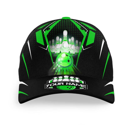 Customized Bowling Classic Cap, Esport Pattern Tenpin Bowling Hat For Men And Women, Bowling Lovers, Bowlers, Team League